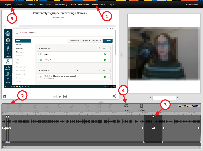edit video window